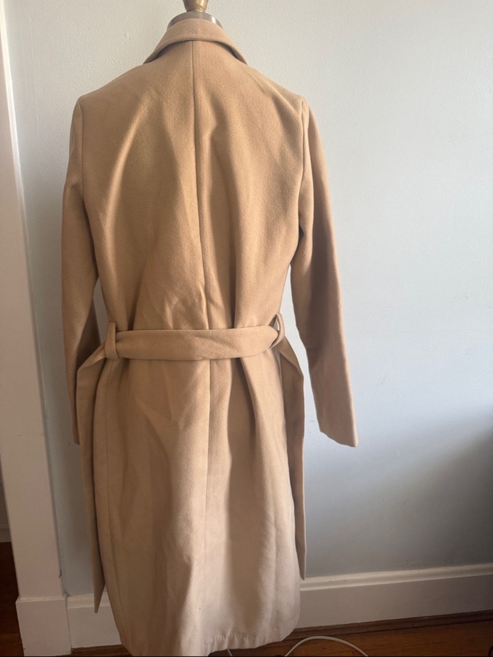 Who What Wear Camel Wrap Trench Coat - Picture 4 of 4